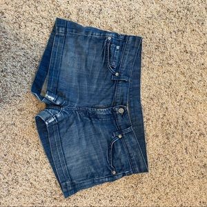 7 For All Mankind Jean shorts Sz 28